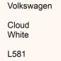 Preview: Volkswagen, Cloud White, L581.